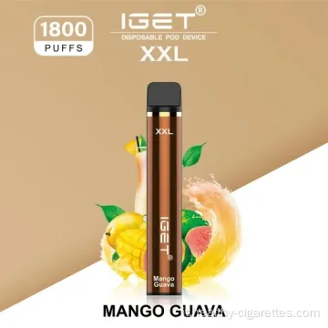 Vape Healthier e liquido monouso liquido 1800